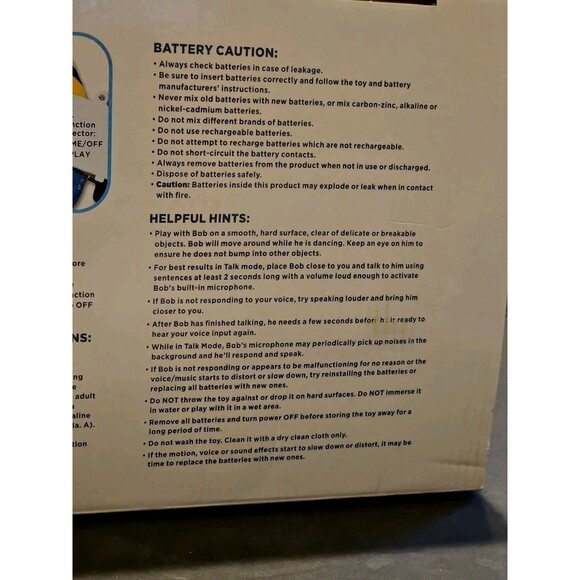 NEW Minions Movie Sing 'N Dance BOB Interactive Minion Thinkway Toys NIB - Picture 15 of 16